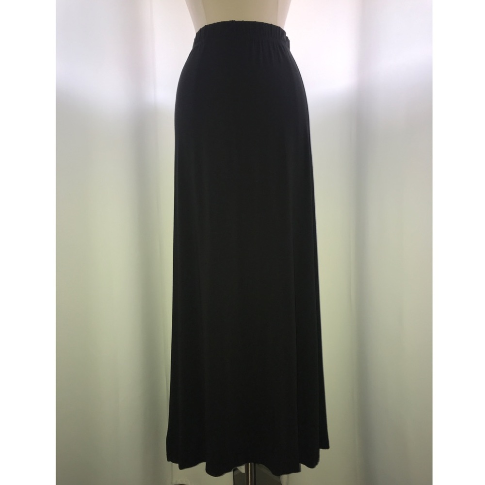 Black Moda International Maxi Skirt